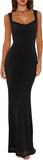 Summer Cowl Neck Mesh Sleeveless Tank Dress