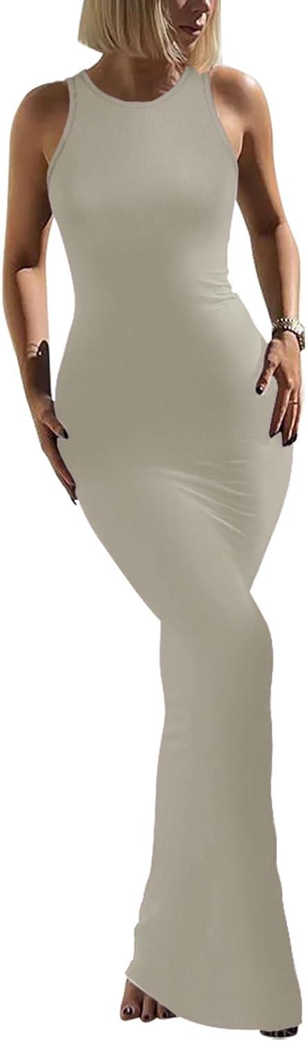 Simple Grace Sleeveless Mermaid Dress - REORIA