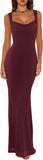 Summer Cowl Neck Mesh Sleeveless Tank Dress