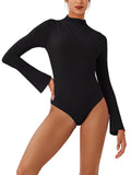 Whispers of Infinity High-Neck Bell Sleeve Bodysuit - REORIA