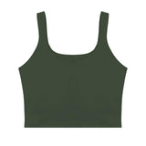 Square Neck Seamless Sleeveless Crop Tops - REORIA