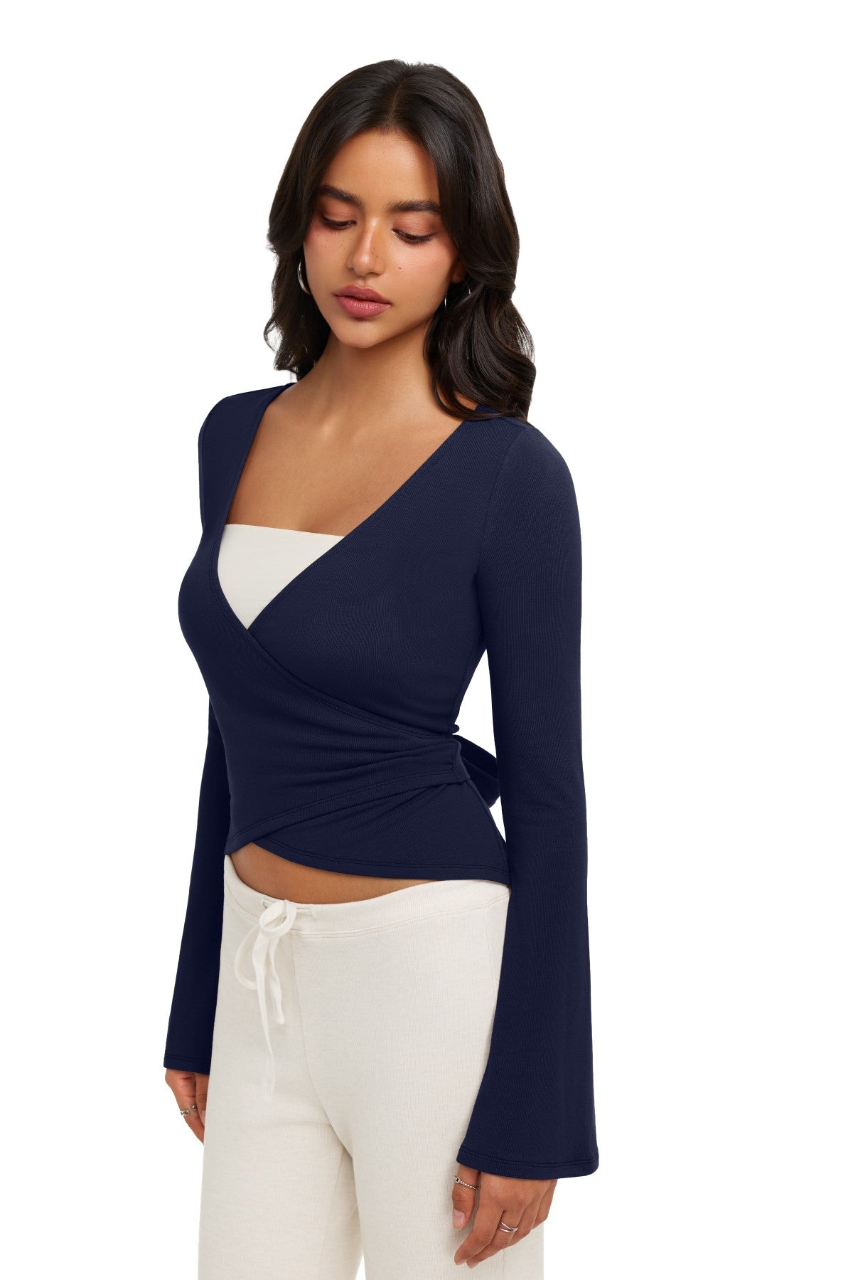 Soft Comfort Wrap Top for Everyday Wear