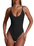 Sleek Desire Spaghetti Strap Bodysuit - REORIA