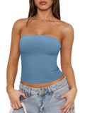 Strapless Double Lined Non-Slip Backless Tube Top