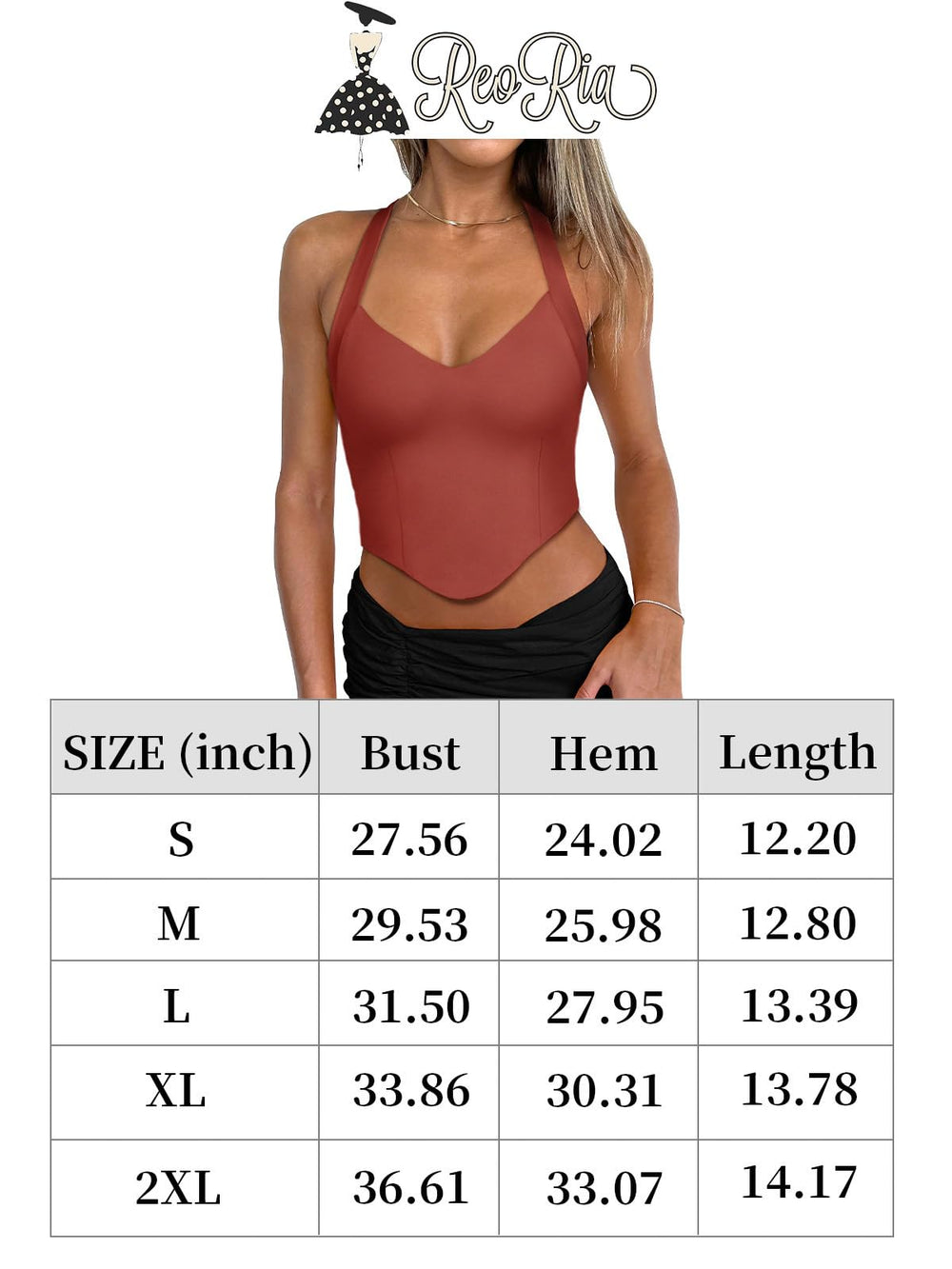 Radiant Poise Halter Corset Top - REORIA