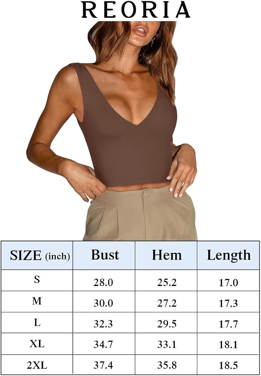 Timeless Charm Deep V Sleeveless Crop Top - REORIA