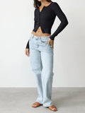 Versatile Charm Double Zip Cropped Cardigan - REORIA