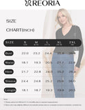 Trendy V Neck Open Front Lightweight Knit Cardigan Long Sleeve Cropped Sweaters Fall Outfits - REORIA