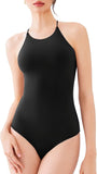Tie Strap Halter Bodysuit