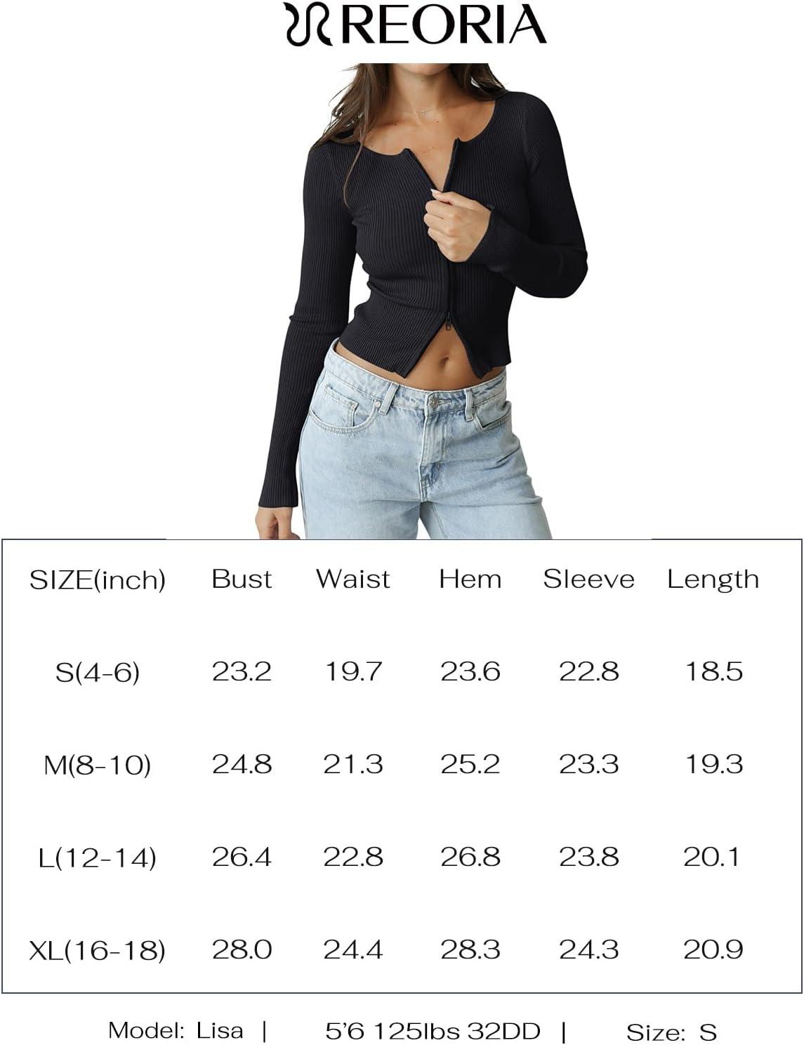 Versatile Charm Double Zip Cropped Cardigan - REORIA