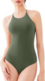 Tie Strap Halter Bodysuit