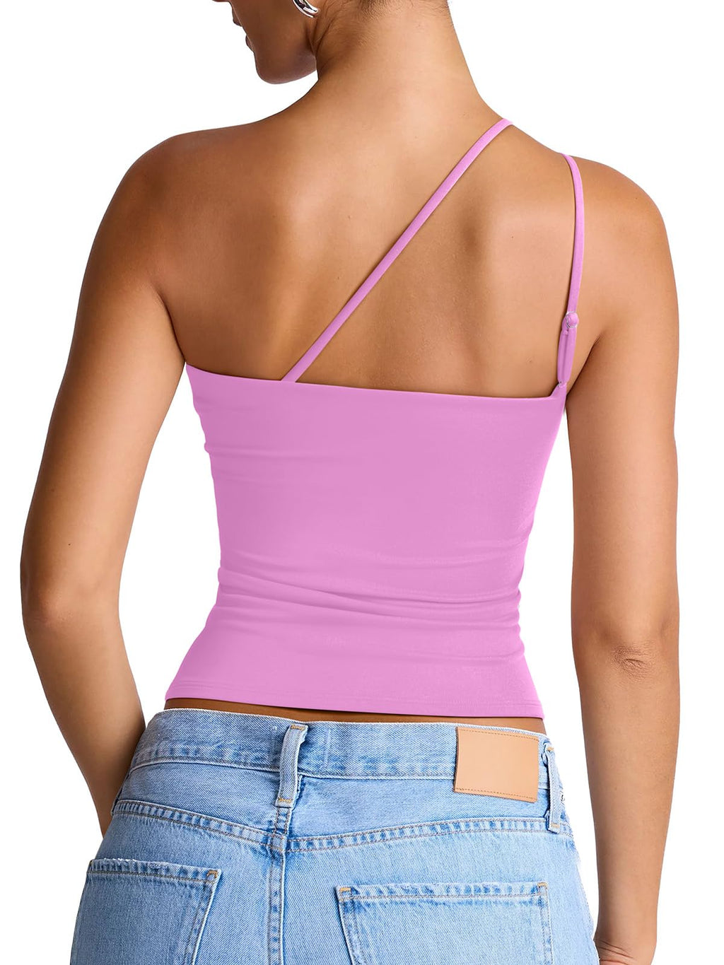 Summer Sleeveless One Shoulder Top