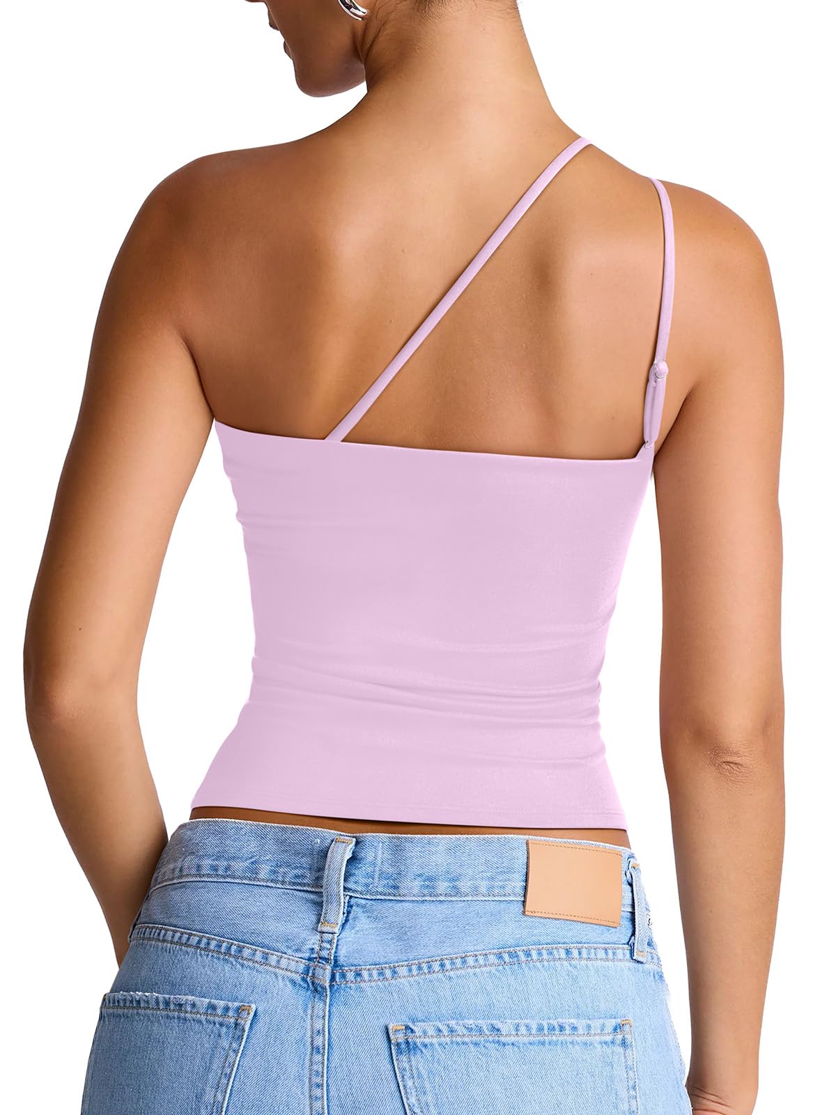 Summer Sleeveless One Shoulder Top