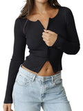 Versatile Charm Double Zip Cropped Cardigan - REORIA