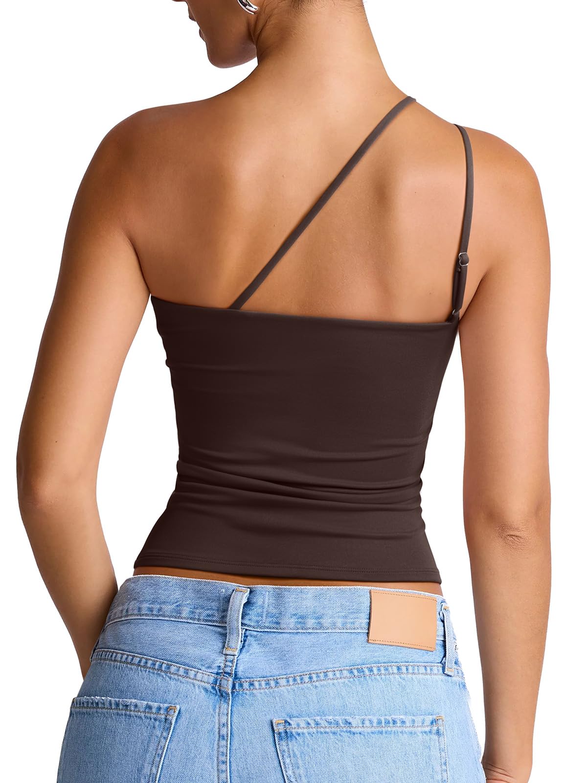 Summer Sleeveless One Shoulder Top