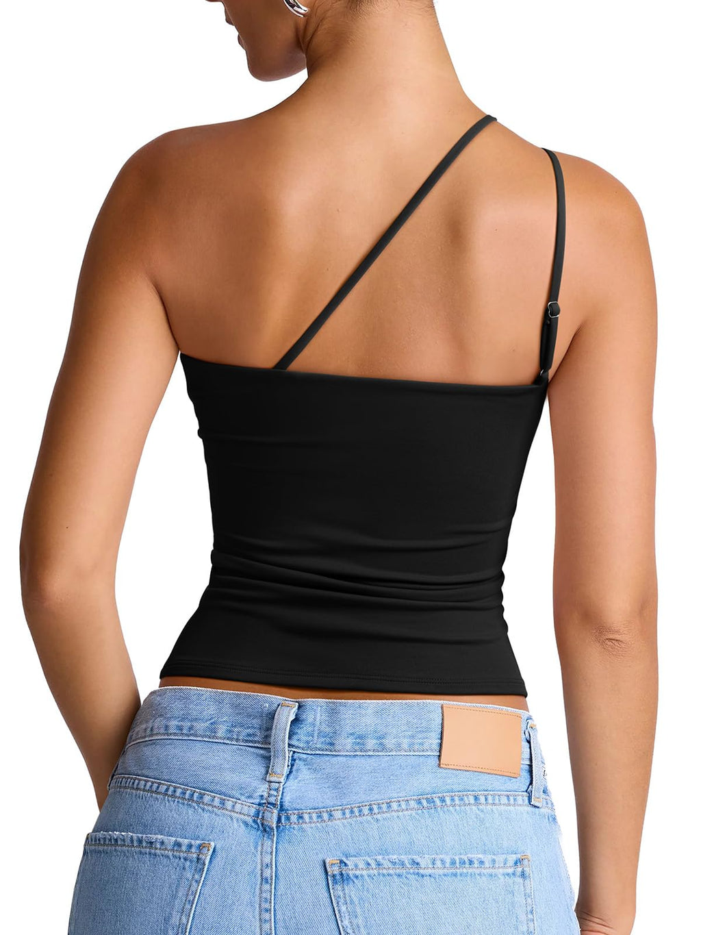 Summer Sleeveless One Shoulder Top