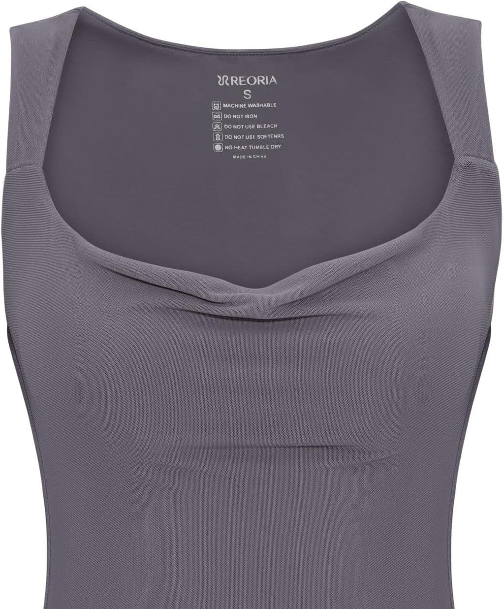 Cowl Neck Sleeveless Tank Dress