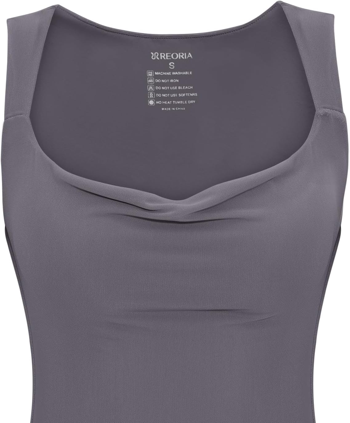 Cowl Neck Sleeveless Tank Dress