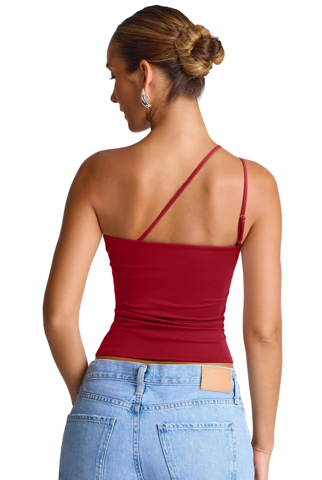 Summer Sleeveless One Shoulder Top