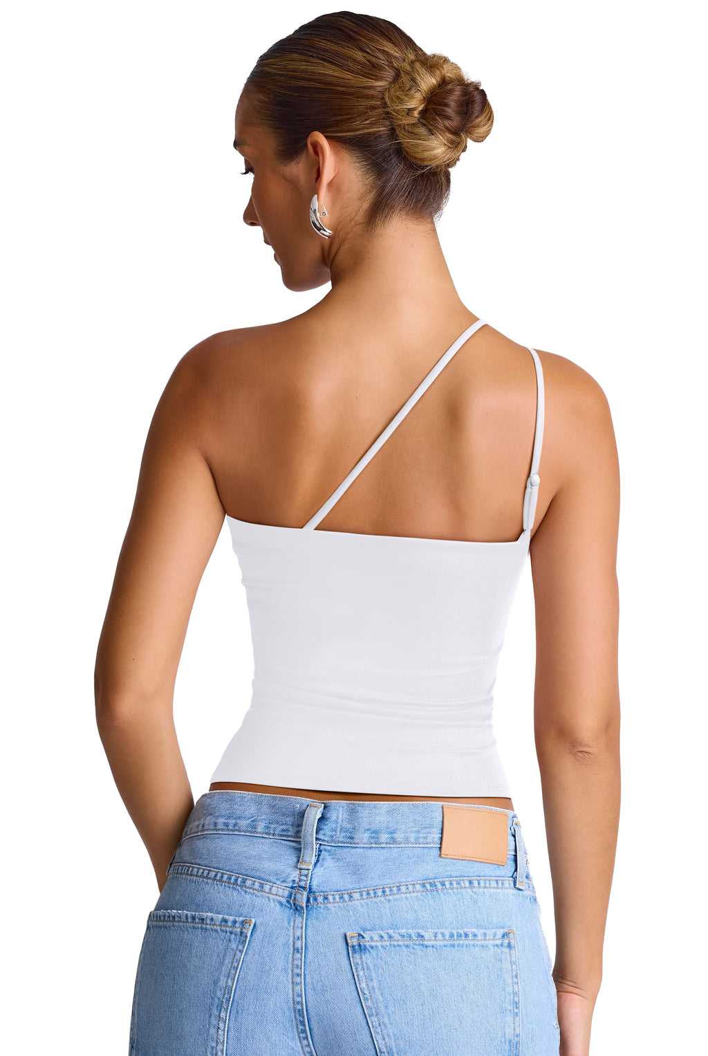 Summer Sleeveless One Shoulder Top