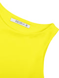 Fashionista’s Dream Crop Top-Yellow