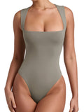 Fantasy Waves Square Neck Bodysuit - REORIA