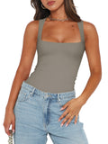Fantasy Waves Square Neck Bodysuit - REORIA