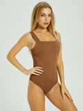 Tranquil Shores Square Neck Bodysuits Tops