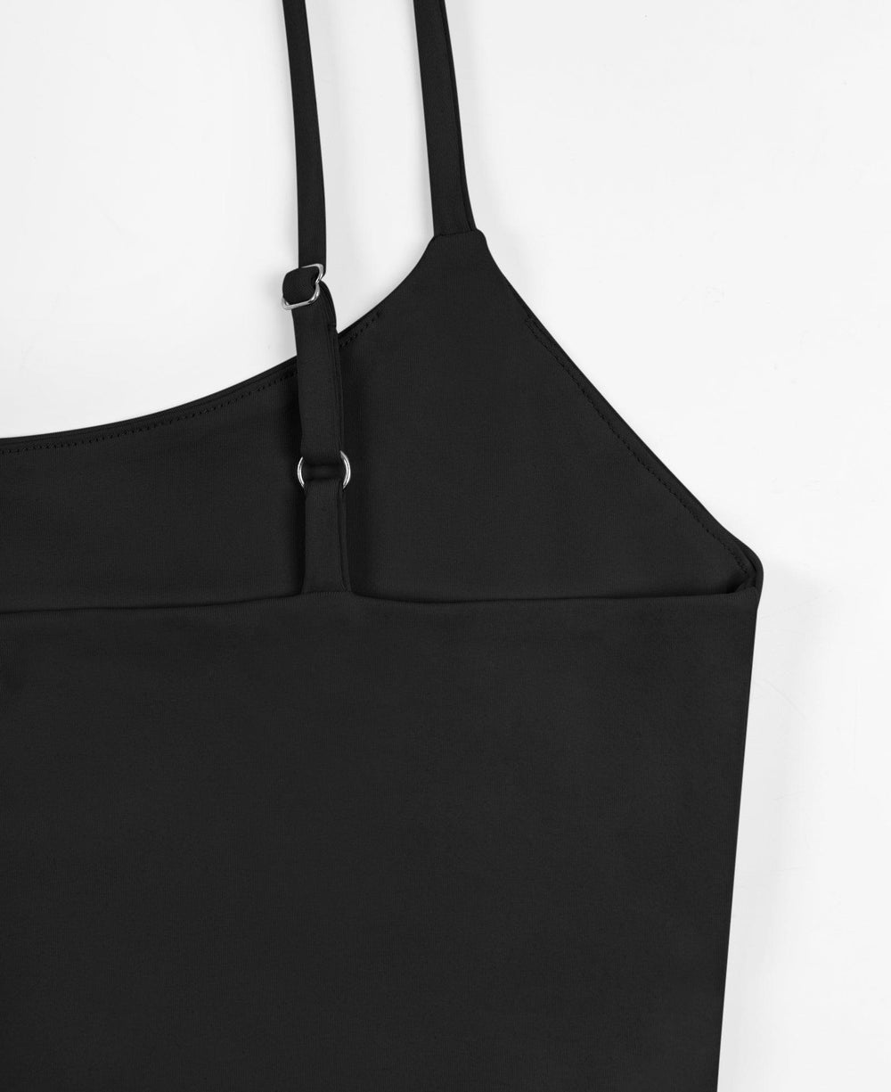 Adjustable Spaghetti Strap Seamless Camisole Crop Tops - REORIA
