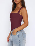 Fantasy Waves Square Neck Bodysuit - REORIA