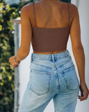 Adjustable Spaghetti Strap Seamless Camisole Crop Tops - REORIA