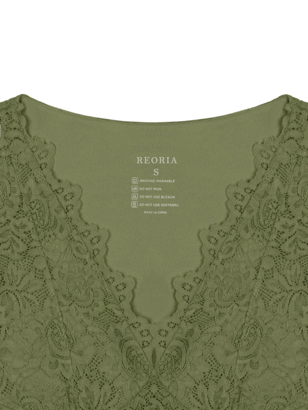 Midnight Elegance Lace V-Neck Crop Top - REORIA