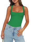 Fantasy Waves Square Neck Bodysuit - REORIA