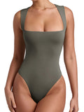 Fantasy Waves Square Neck Bodysuit - REORIA