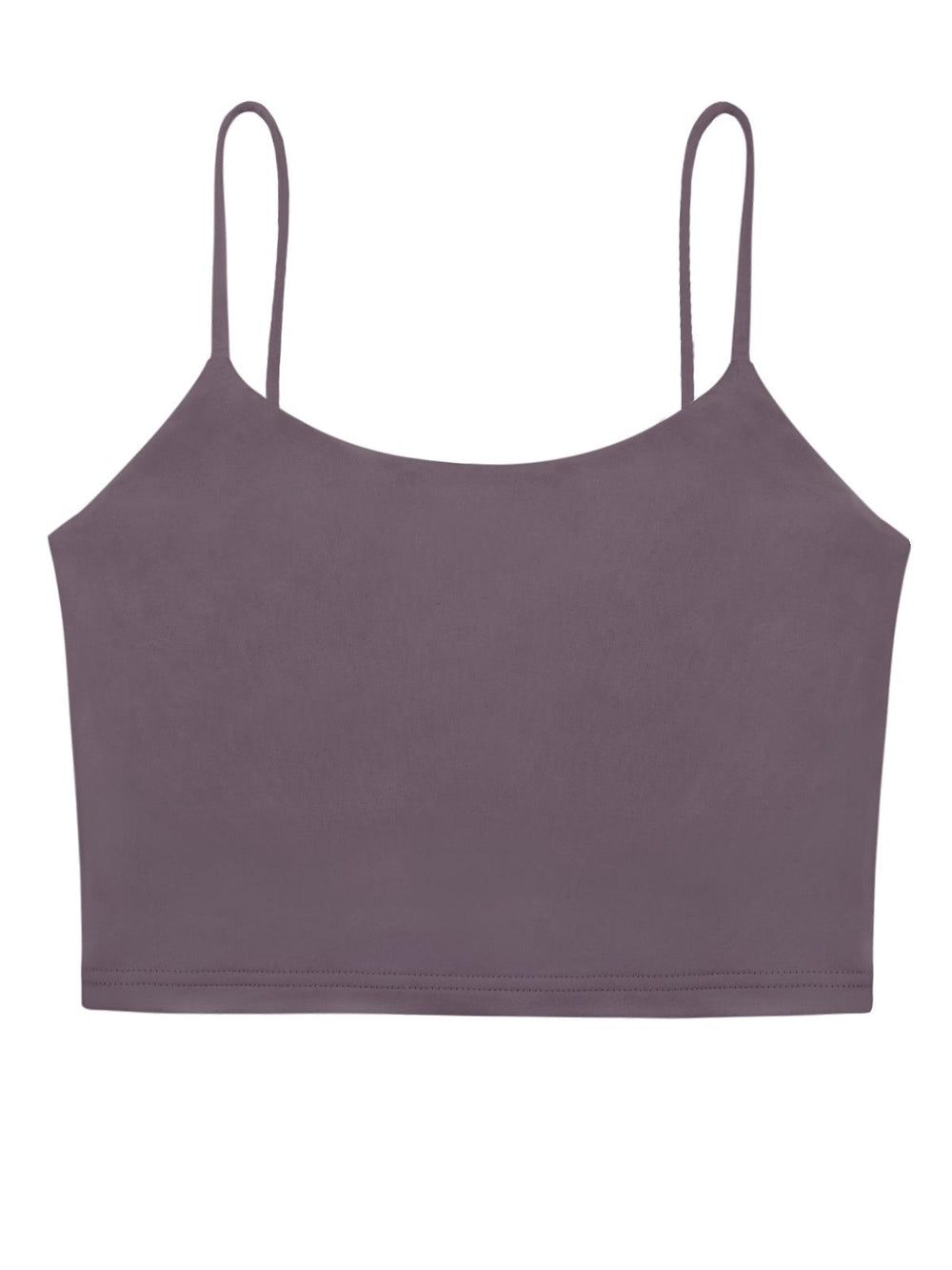 Adjustable Spaghetti Strap Seamless Camisole Crop Tops - REORIA