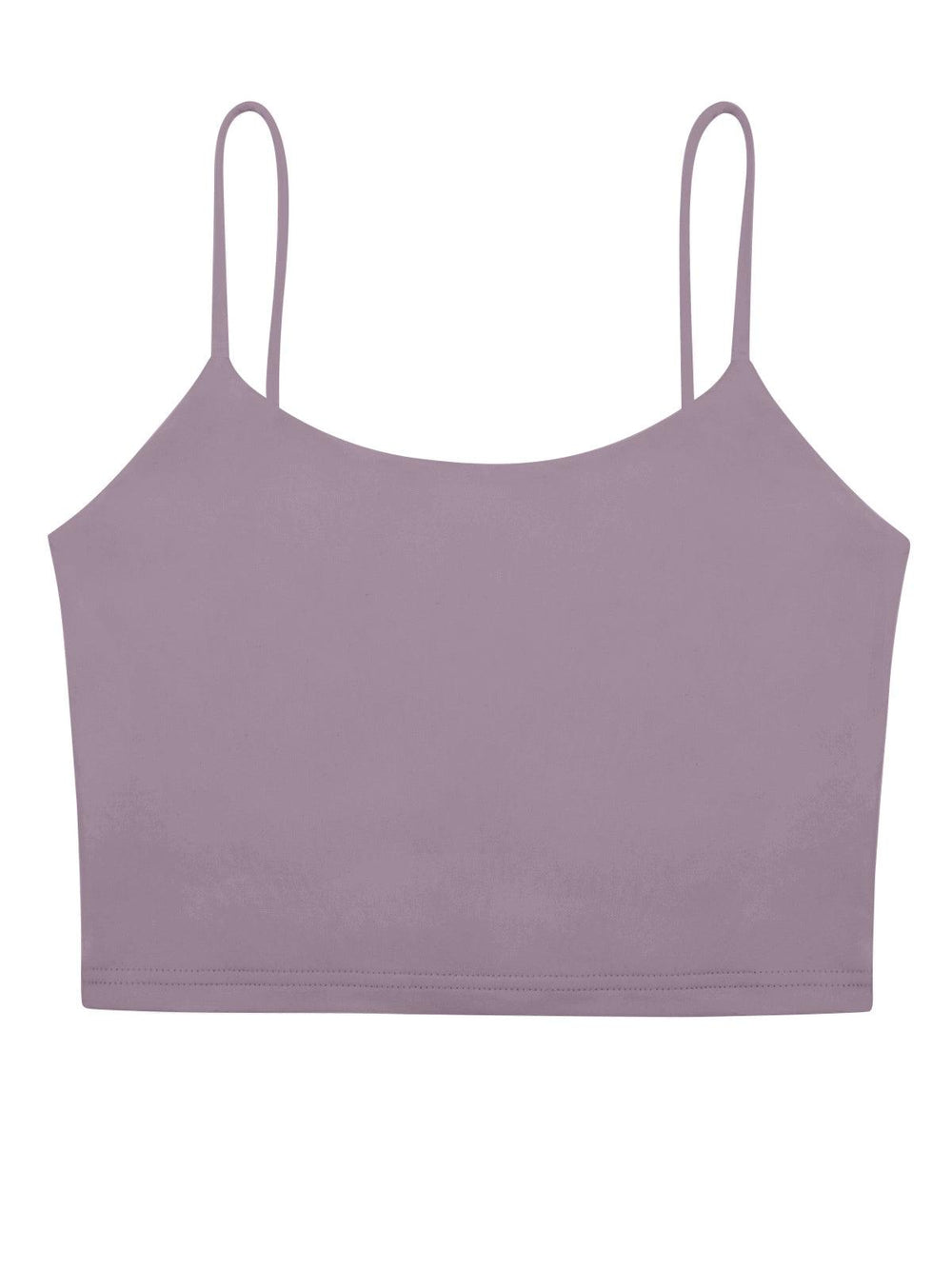 Adjustable Spaghetti Strap Seamless Camisole Crop Tops - REORIA