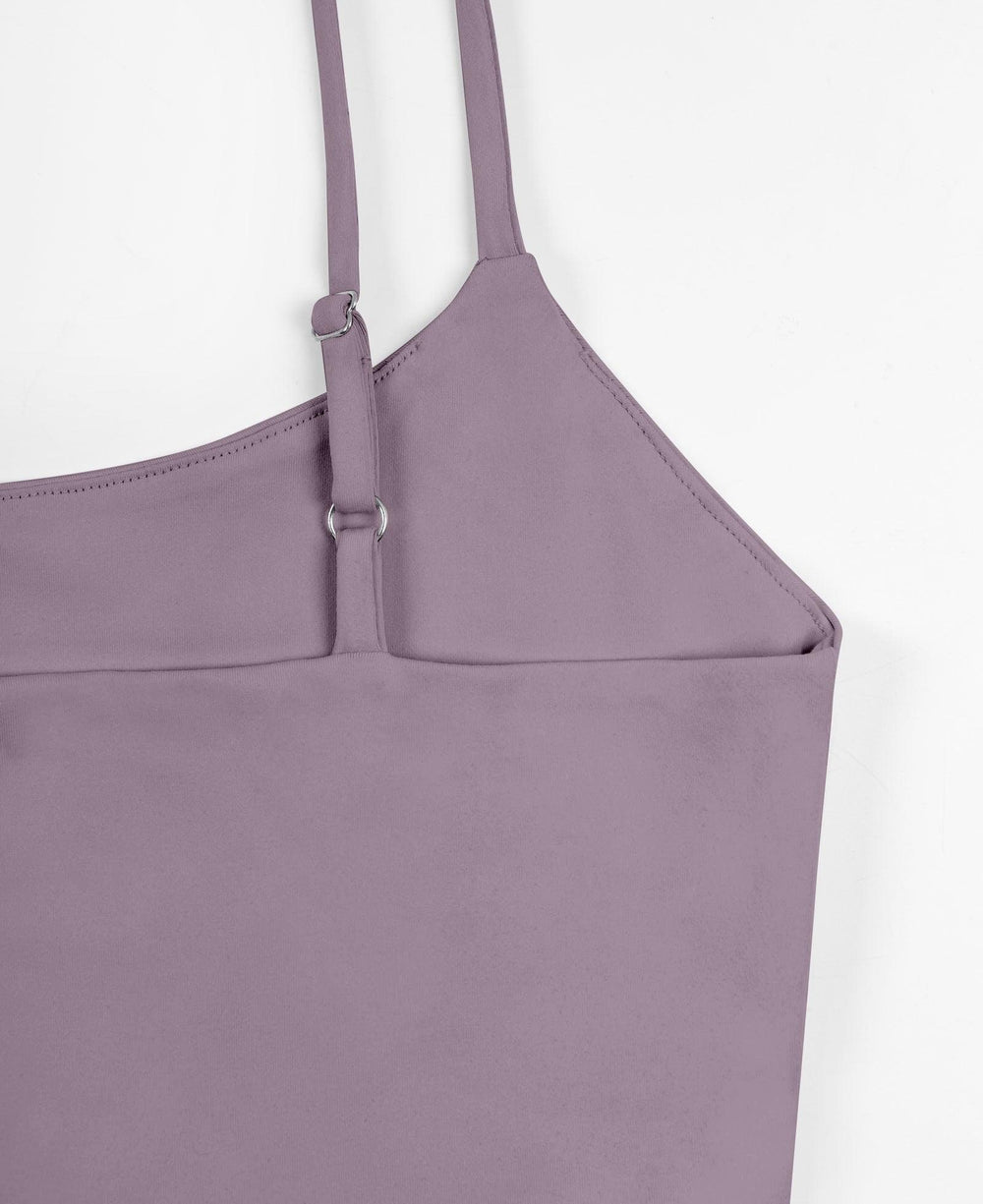 Adjustable Spaghetti Strap Seamless Camisole Crop Tops - REORIA