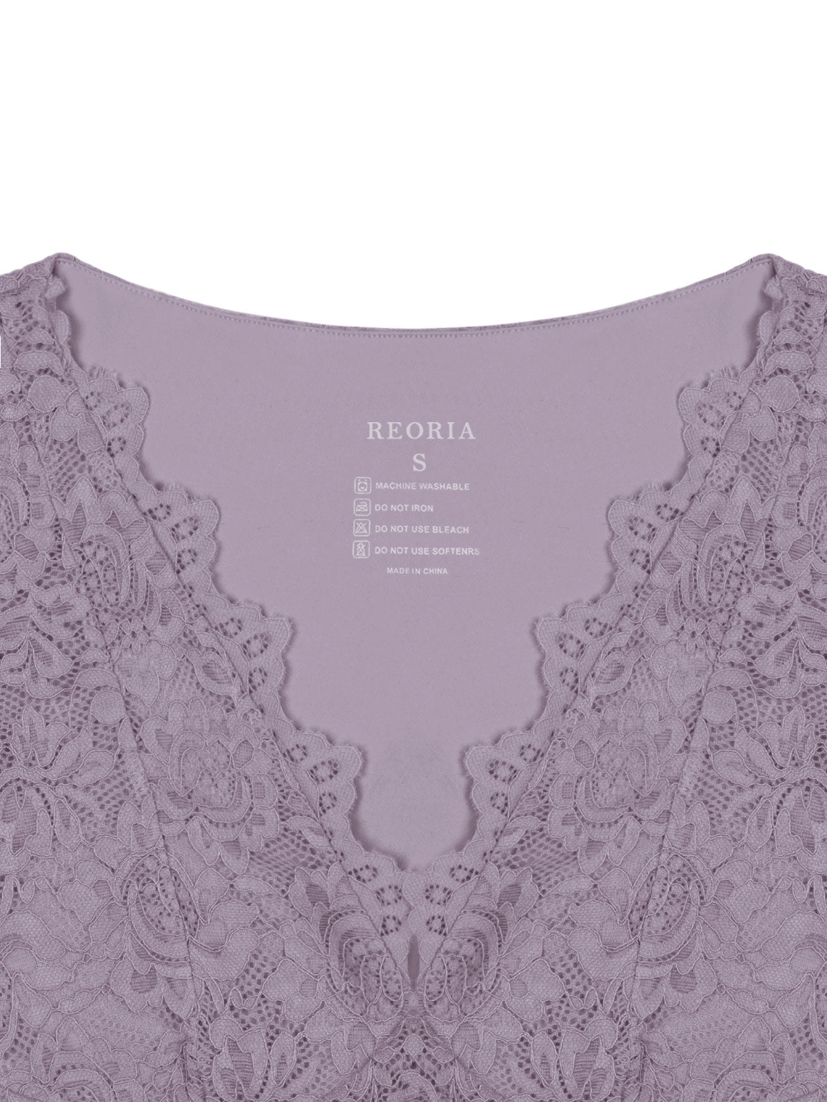 Midnight Elegance Lace V-Neck Crop Top - REORIA