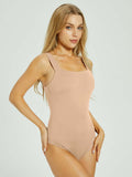 Tranquil Shores Square Neck Bodysuits Tops