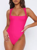 Fantasy Waves Square Neck Bodysuit - REORIA