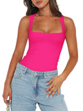 Fantasy Waves Square Neck Bodysuit - REORIA