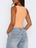 Fantasy Waves Square Neck Bodysuit - REORIA
