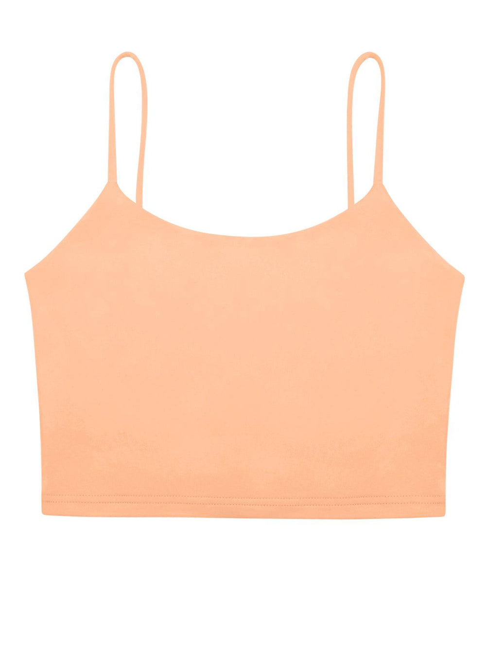 Adjustable Spaghetti Strap Seamless Camisole Crop Tops - REORIA
