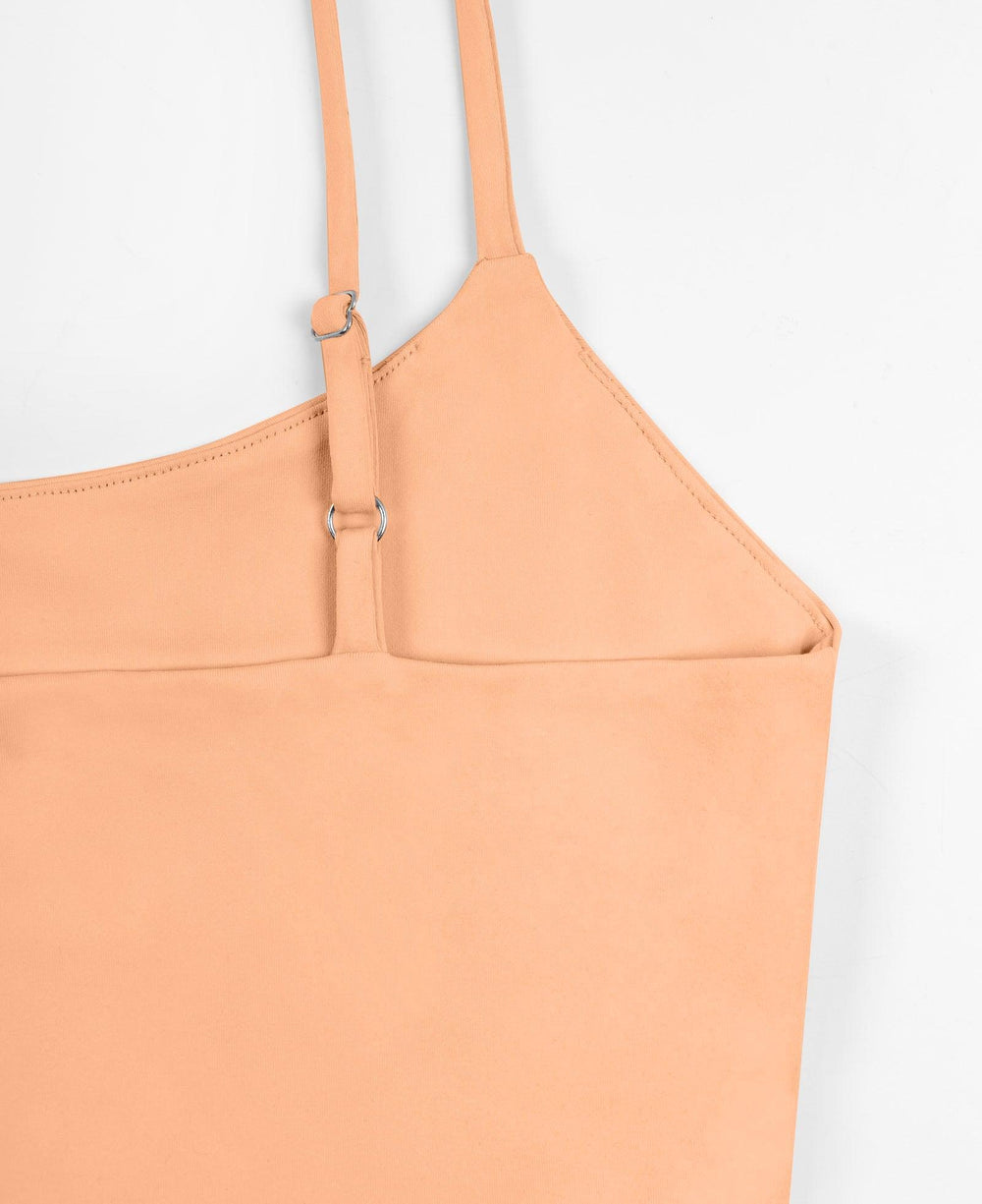 Adjustable Spaghetti Strap Seamless Camisole Crop Tops - REORIA