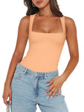 Fantasy Waves Square Neck Bodysuit - REORIA