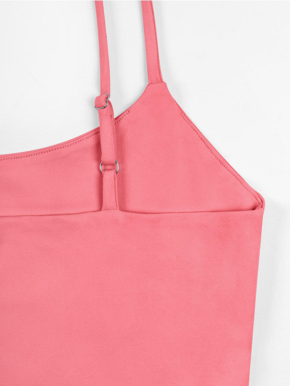 Adjustable Spaghetti Strap Seamless Camisole Crop Tops - REORIA