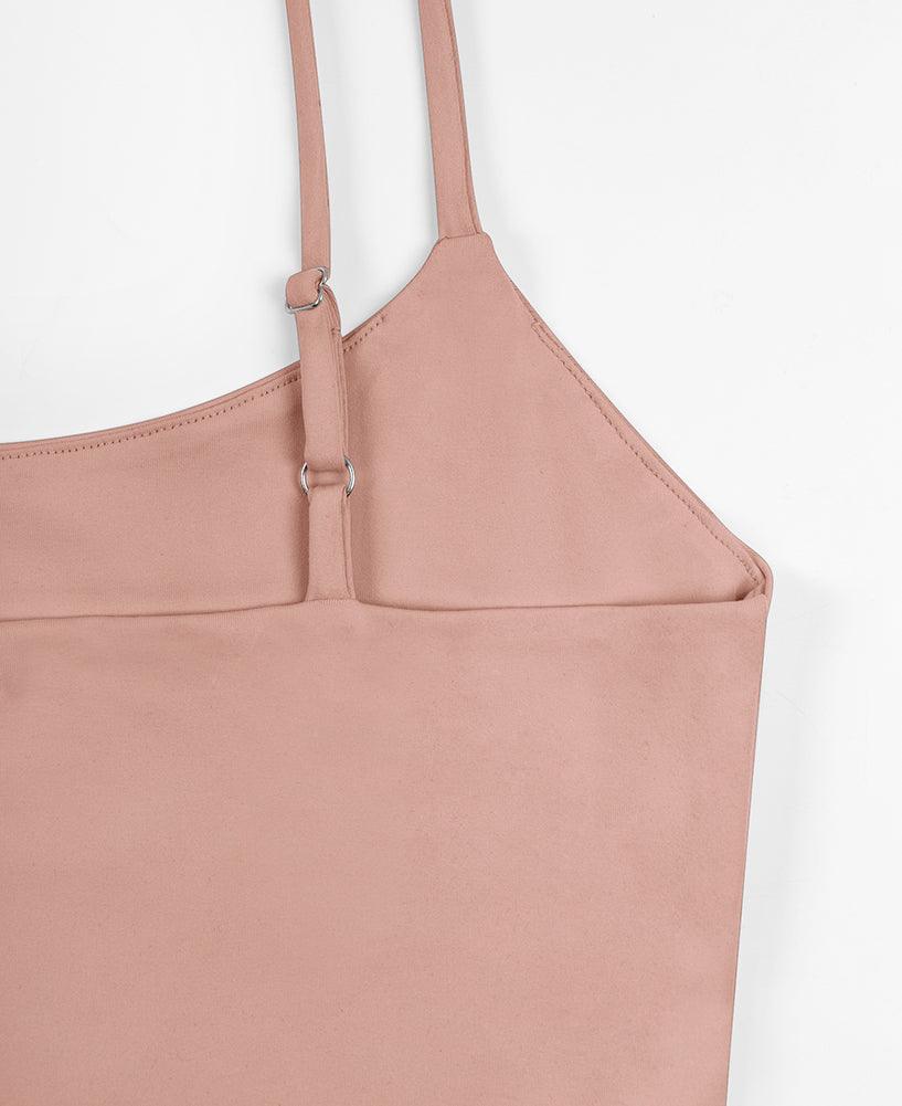 Adjustable Spaghetti Strap Seamless Camisole Crop Tops - REORIA