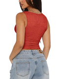 Midnight Elegance Lace V-Neck Crop Top - REORIA