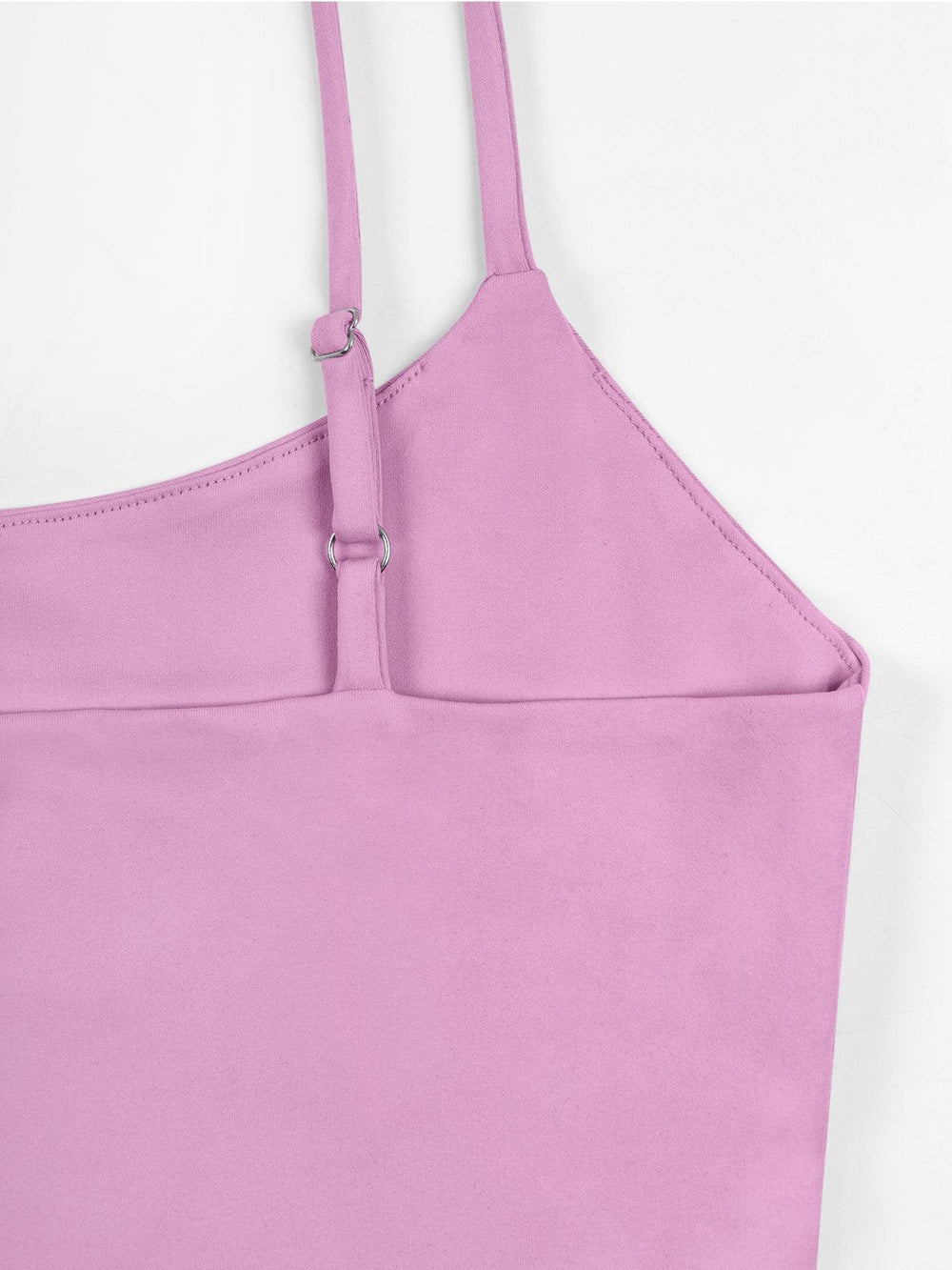 Adjustable Spaghetti Strap Seamless Camisole Crop Tops - REORIA