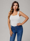 Tranquil Shores Square Neck Bodysuits Tops